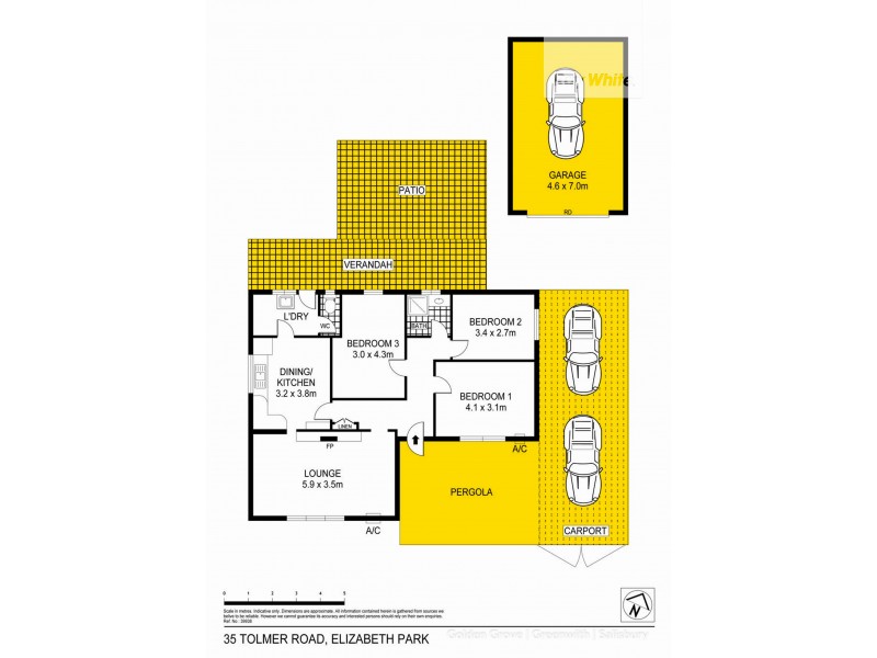35 Tolmer Road, Elizabeth Park SA 5113 Floorplan