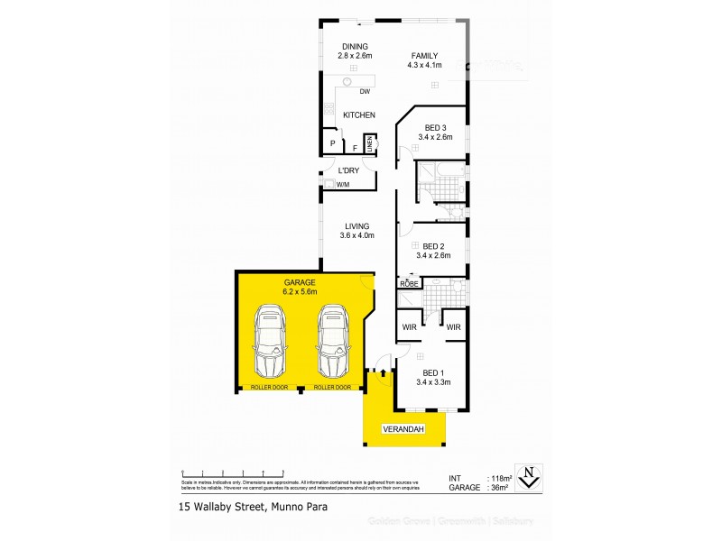 15 Wallaby Street, Munno Para SA 5115 Floorplan
