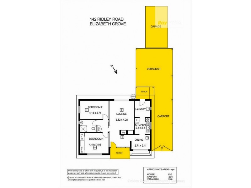 142 Ridley Road, Elizabeth Grove SA 5112 Floorplan