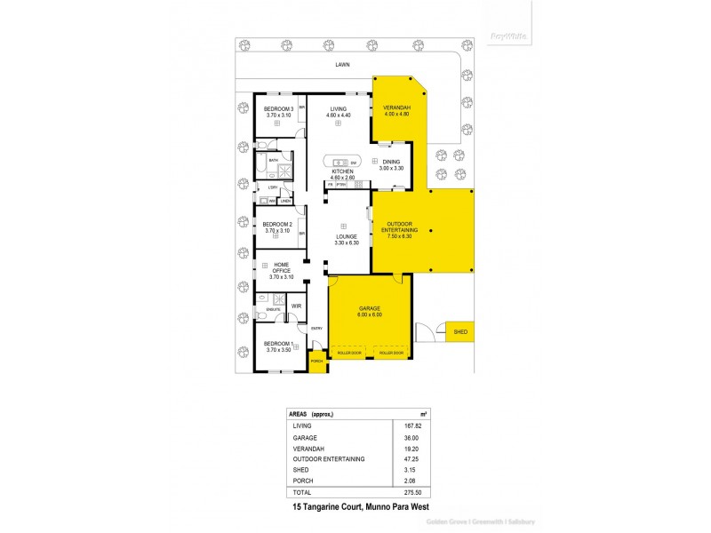 15 Tangarine Court, Munno Para West SA 5115 Floorplan