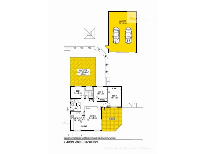 8 Stafford Street, Redwood Park SA 5097 Floorplan
