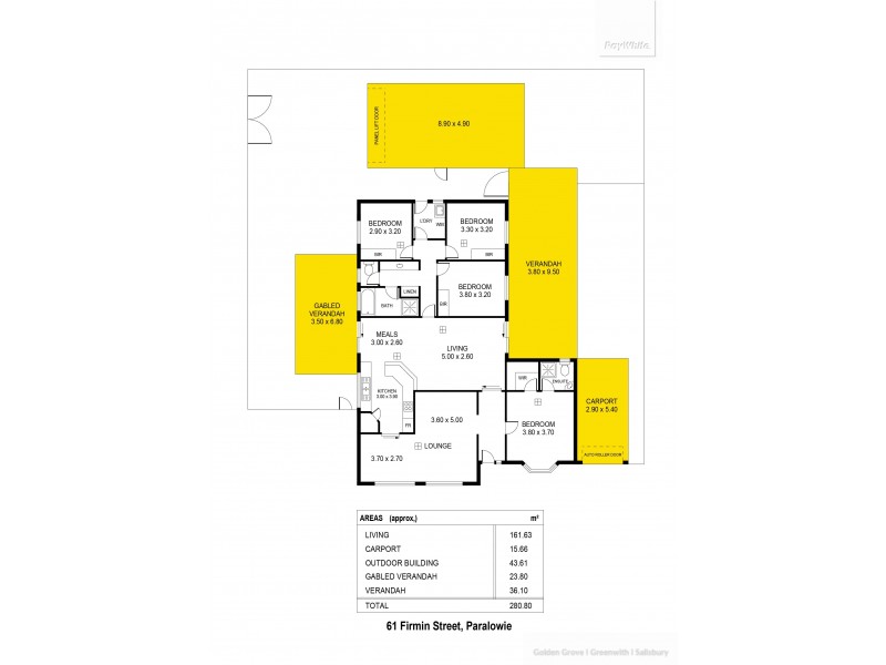 61 Firmin Street, Paralowie SA 5108 Floorplan