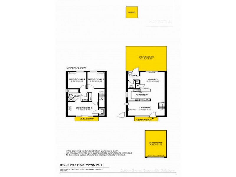 8/5-9 Griffin Place, Wynn Vale SA 5127 Floorplan
