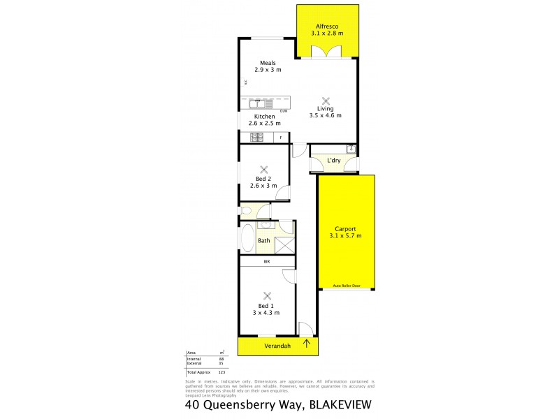 40 Queensberry Way, Blakeview SA 5114 Floorplan