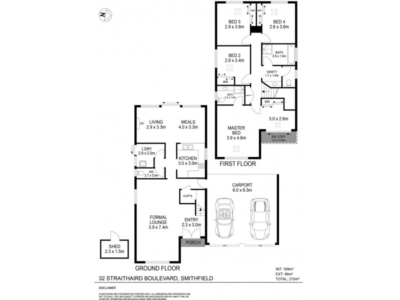 32 Strathaird Boulevard, Smithfield SA 5114 Floorplan