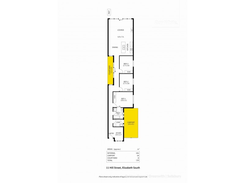 11c Hill Street, Elizabeth South SA 5112 Floorplan