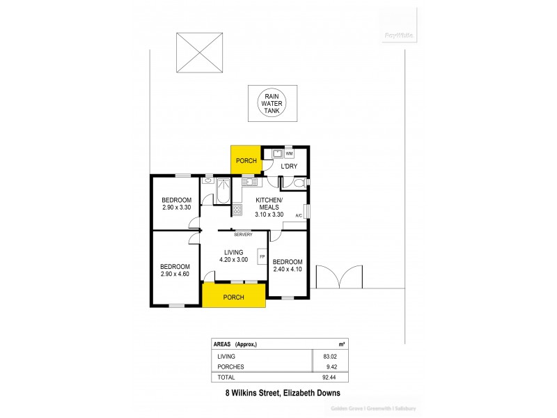 8 Wilkins Road, Elizabeth Downs SA 5113 Floorplan