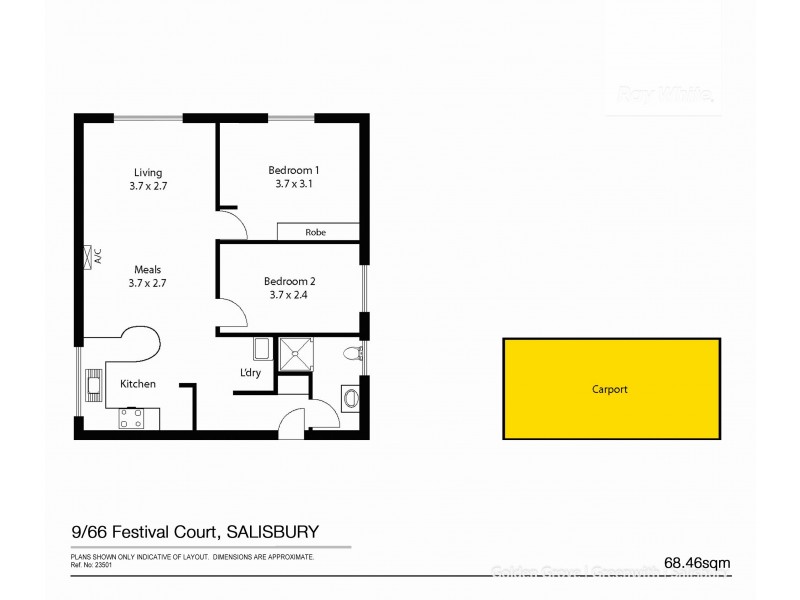 9/66 Festival Court, Salisbury SA 5108 Floorplan