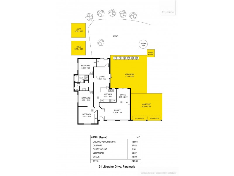 21 Liberator Drive, Paralowie SA 5108 Floorplan