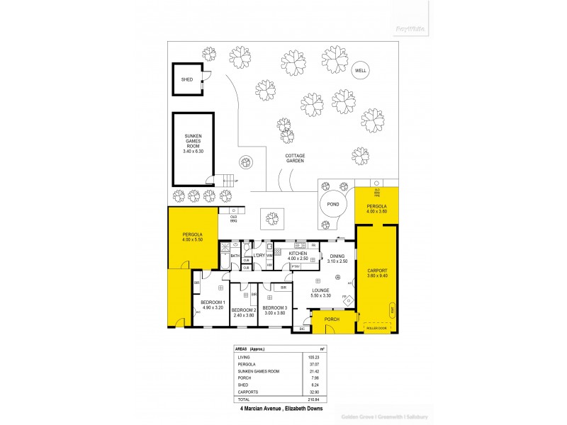4 Marcian Avenue, Elizabeth Downs SA 5113 Floorplan