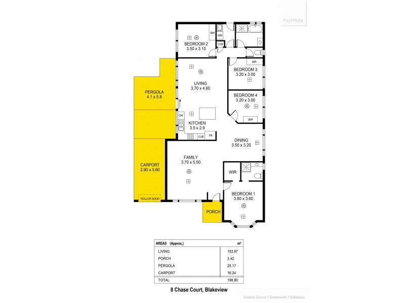 8 Chase Court, Blakeview SA 5114 Floorplan