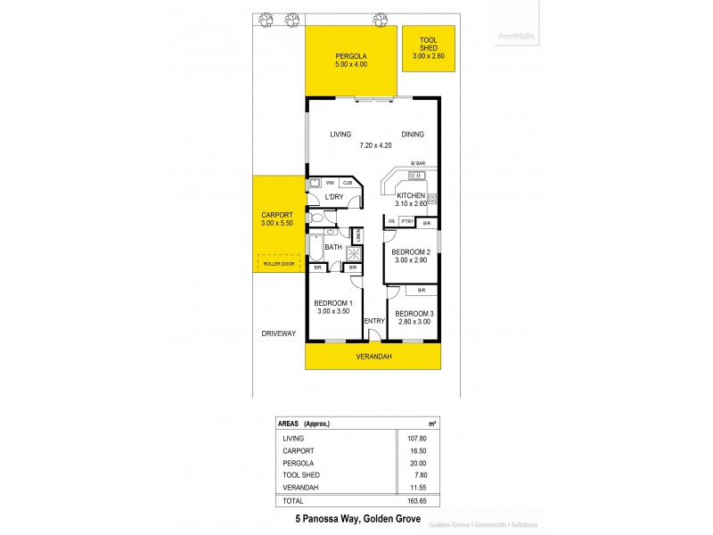 5 Pannosa Way, Golden Grove SA 5125 Floorplan