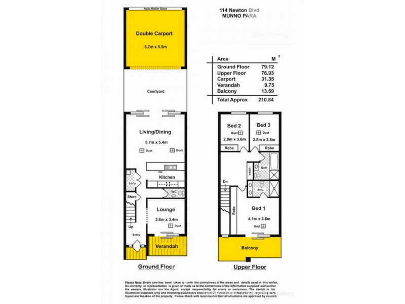 114 Newton Boulevard, Munno Para SA 5115 Floorplan