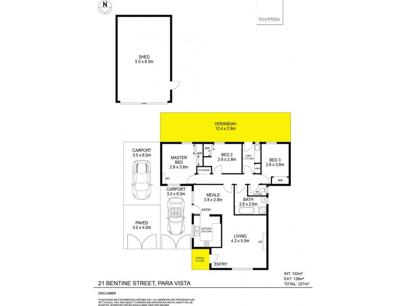 21 Bentine Street, Para Vista SA 5093 Floorplan