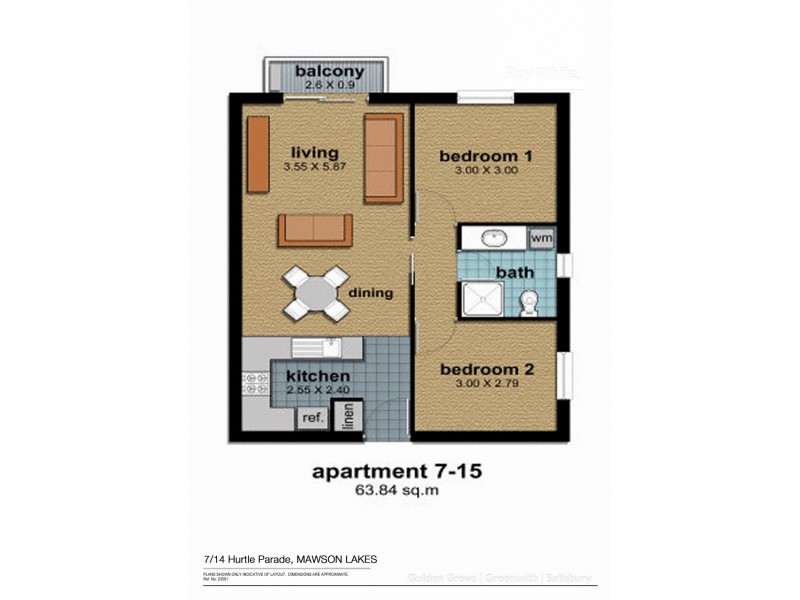 7/14-16 Hurtle Parade, Mawson Lakes SA 5095 Floorplan