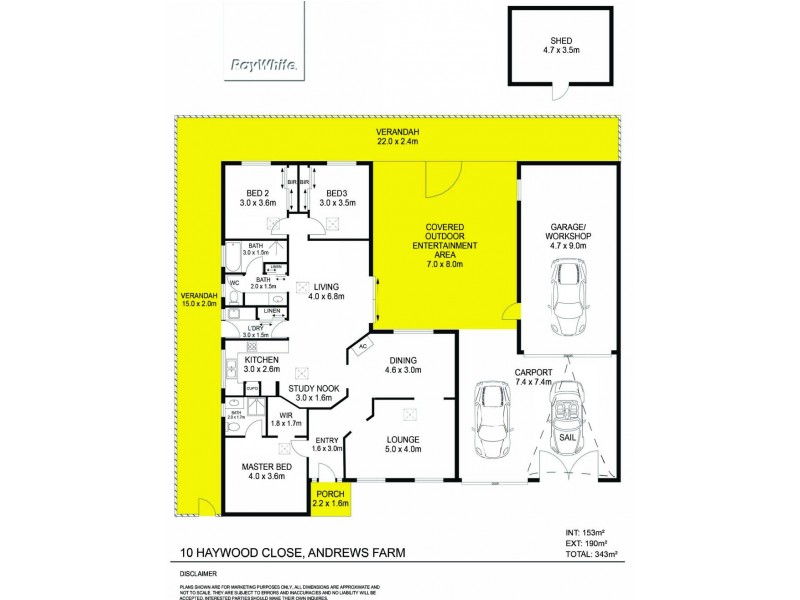 10 Haywood Close, Andrews Farm SA 5114 Floorplan
