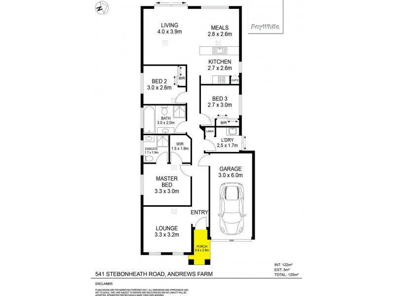 541 Stebonheath Road, Andrews Farm SA 5114 Floorplan