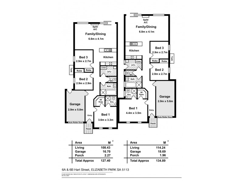 6A and 6B Hart Street, Elizabeth Park SA 5113 Floorplan