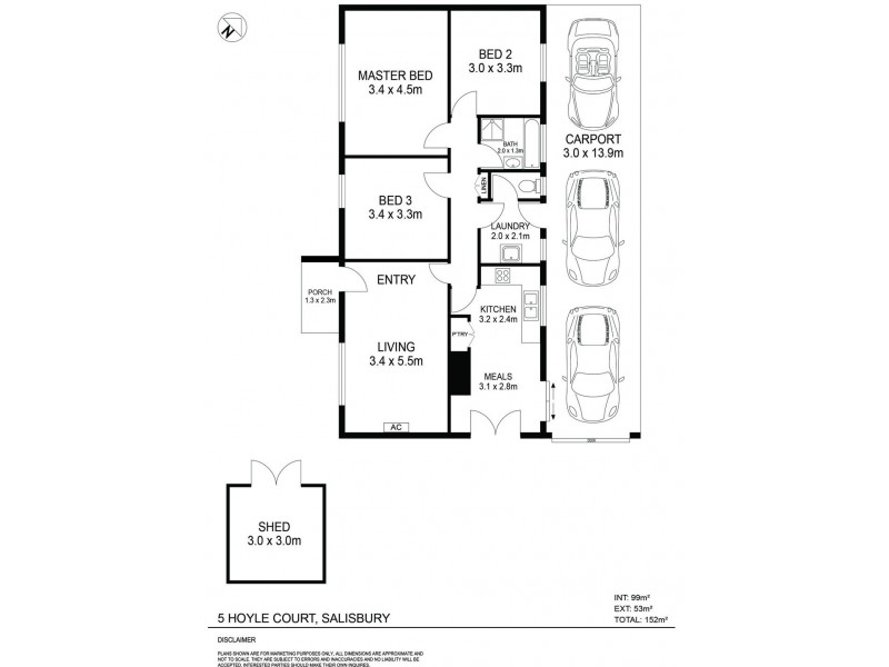 5 Hoyle Court, Salisbury SA 5108 Floorplan