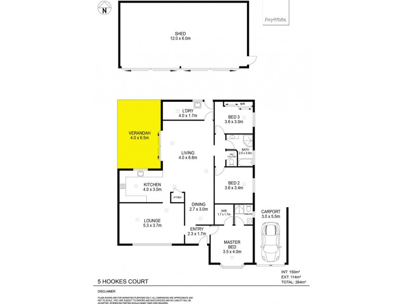 5 Hookes Court, Paralowie SA 5108 Floorplan