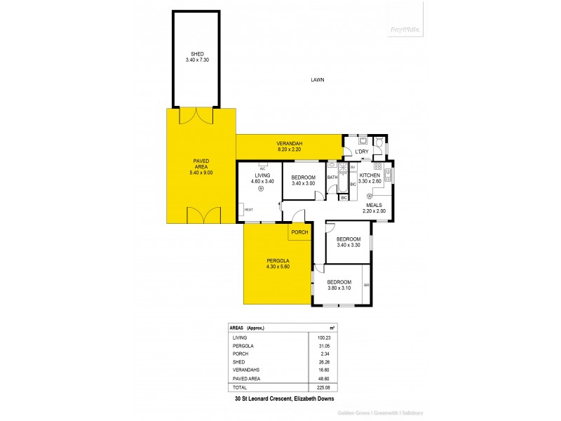 30 Saint Leonard Crescent, Elizabeth Downs SA 5113 Floorplan