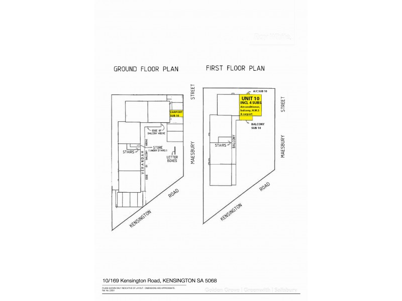 10/169 Kensington Road, Kensington SA 5068 Floorplan