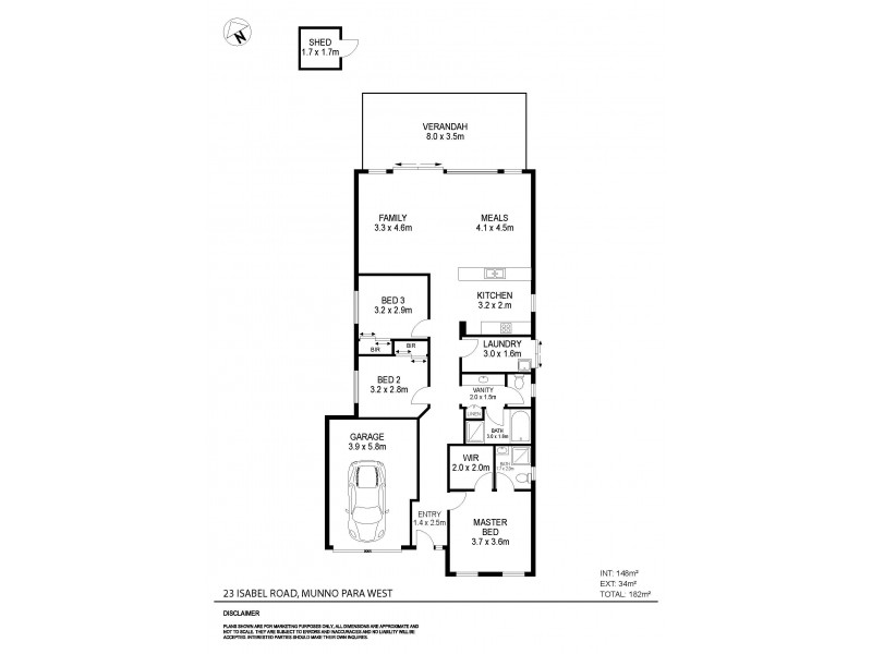 23 Isabel Road, Munno Para West SA 5115 Floorplan