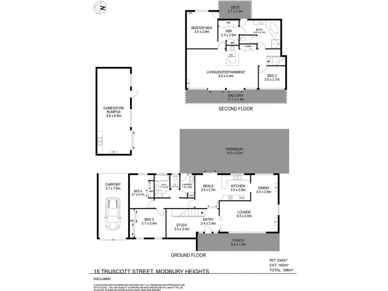 15 Truscott Street, Modbury Heights SA 5092 Floorplan
