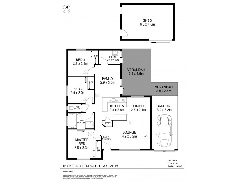 15 Oxford Terrace, Blakeview SA 5114 Floorplan