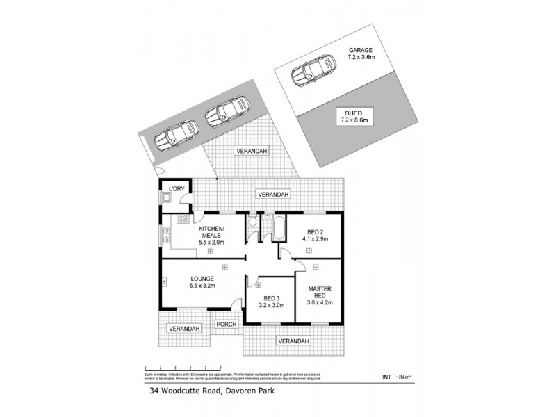34 Woodcutts Road, Davoren Park SA 5113 Floorplan