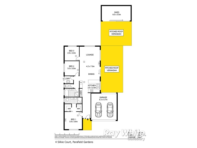 4 Silkie Court, Parafield Gardens SA 5107 Floorplan