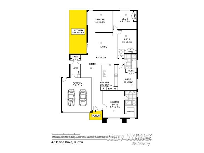 47 Janine Drive, Burton SA 5110 Floorplan