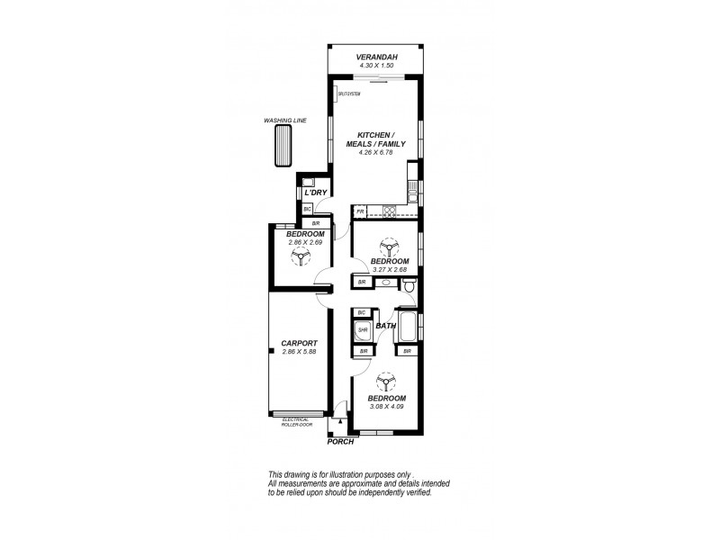 4/12 Dansie Crescent, Brahma Lodge SA 5109 Floorplan