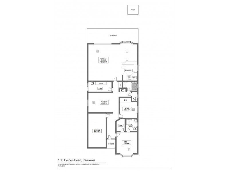13B Lyndon Road, Paralowie SA 5108 Floorplan