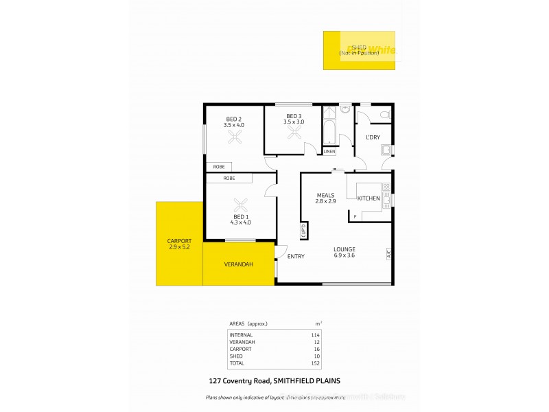127 Coventry Road, Smithfield Plains SA 5114 Floorplan