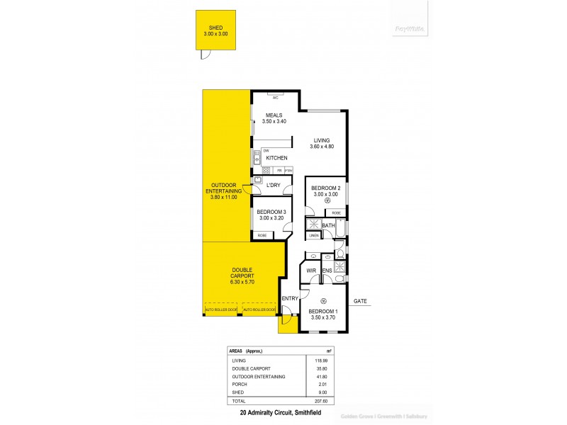 20 Admiralty Circuit, Smithfield SA 5114 Floorplan