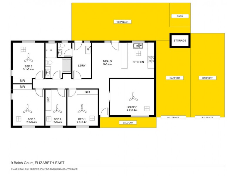 9 Balch Court, Elizabeth East SA 5112 Floorplan