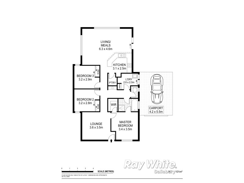 1 Grove Avenue, Elizabeth Park SA 5113 Floorplan