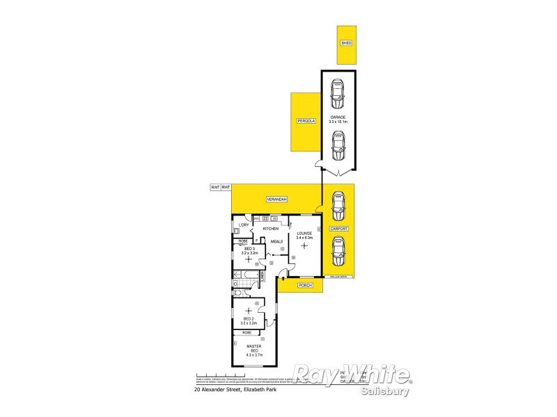 20 Alexander Street, Elizabeth Park SA 5113 Floorplan