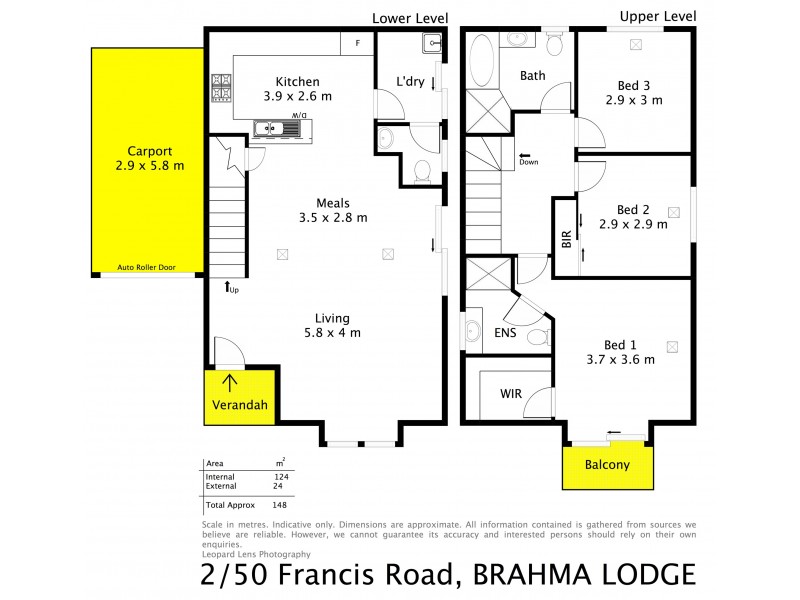 Unit 2/50 Francis Road, Brahma Lodge SA 5109 Floorplan