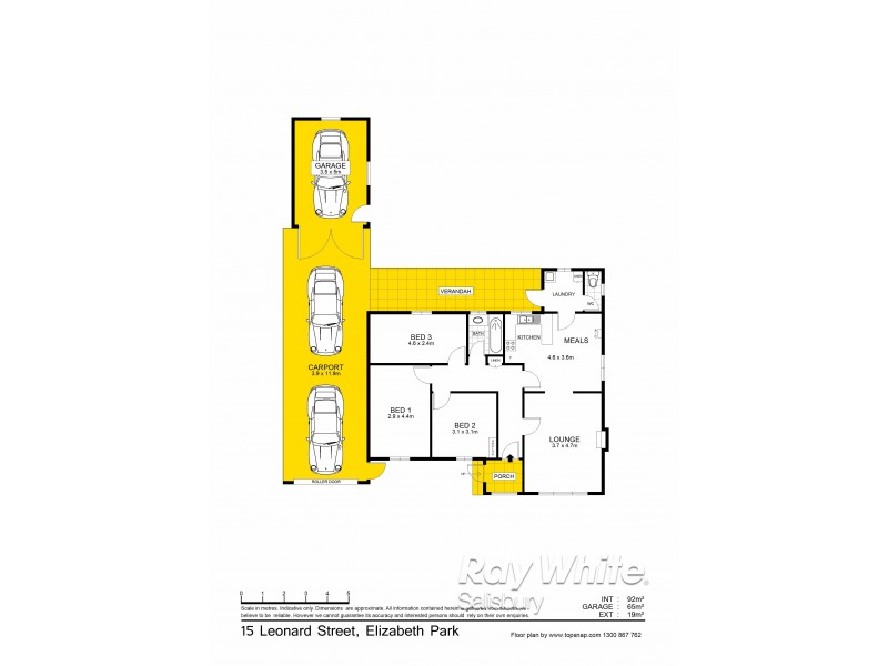 15 Leonard Street, Elizabeth Park SA 5113 Floorplan