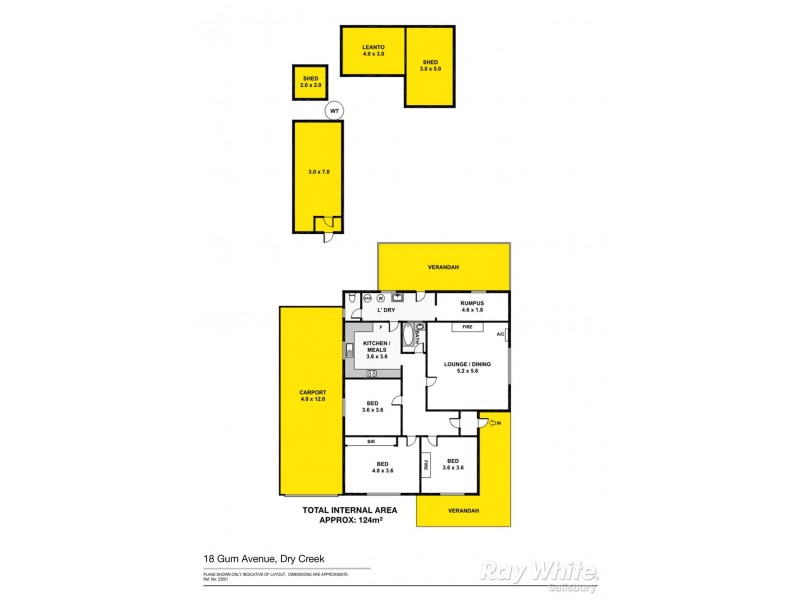 18 Gum Avenue, Dry Creek SA 5094 Floorplan