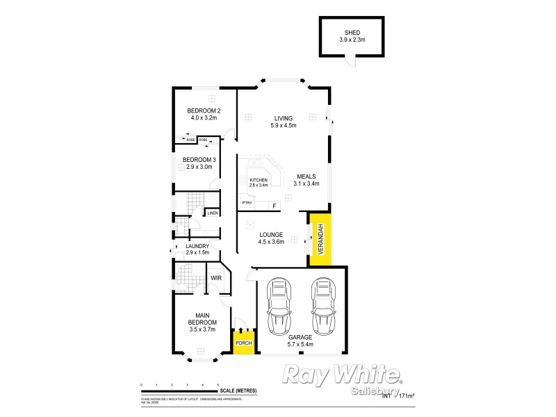 14 McGonigal Drive, Willaston SA 5118 Floorplan