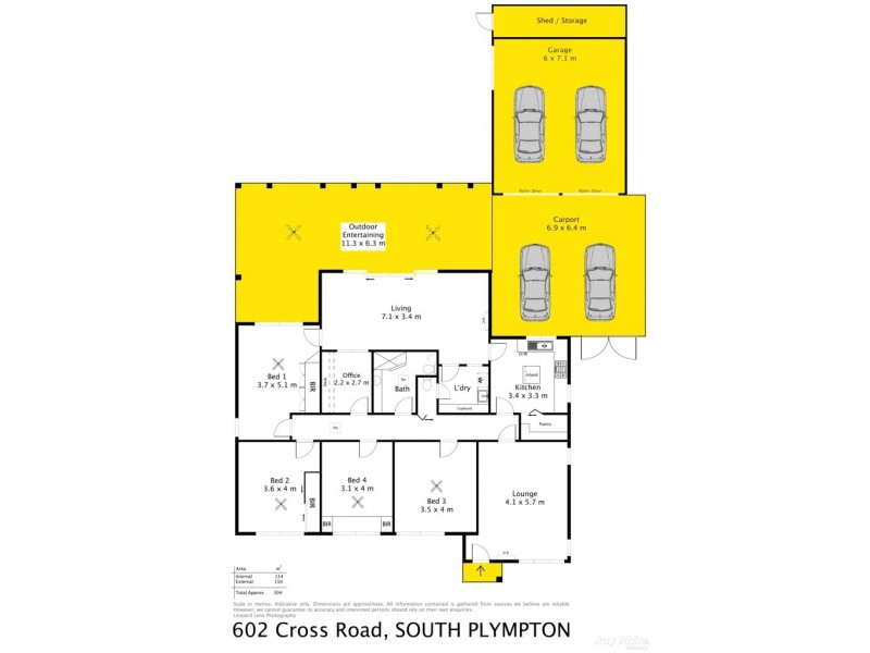 602 Cross Road, South Plympton SA 5038 Floorplan