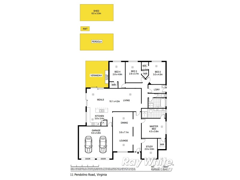 11 Pendolino Road, Virginia SA 5120 Floorplan
