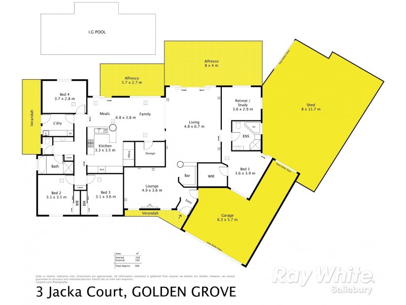 3 Jacka Court, Golden Grove SA 5125 Floorplan