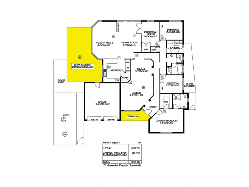 10 Gransden Parade, Greenwith SA 5125 Floorplan