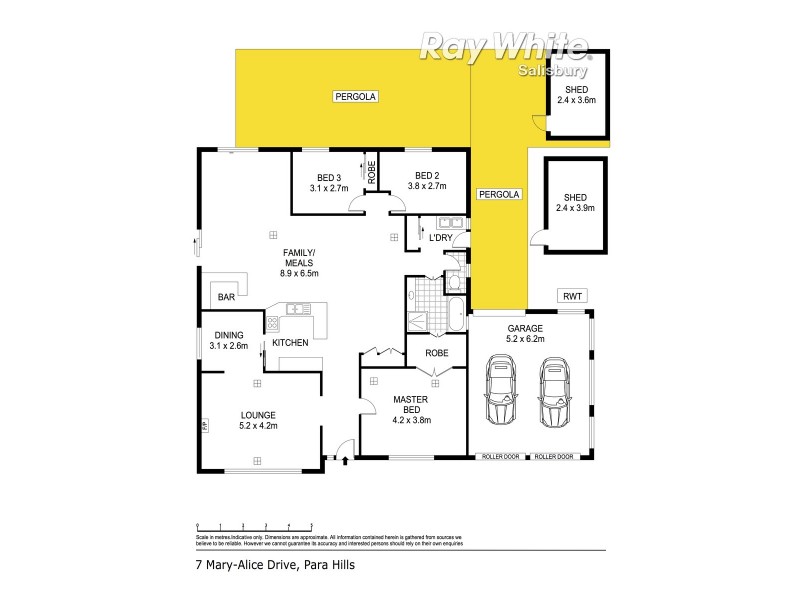 7 Mary-Alice Drive, Para Hills SA 5096 Floorplan