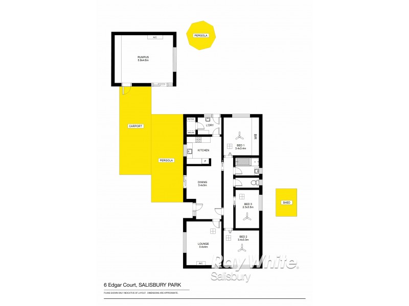6 Edgar Court, Salisbury Park SA 5109 Floorplan