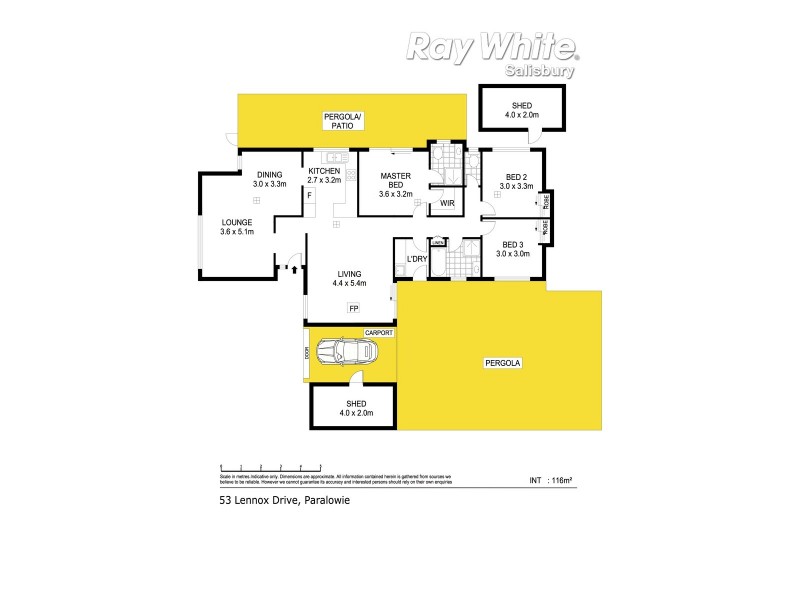 53 Lennox Drive, Paralowie SA 5108 Floorplan